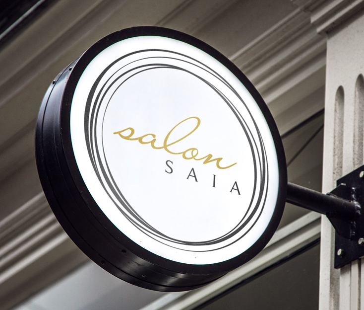 Salon Saia Logo Design