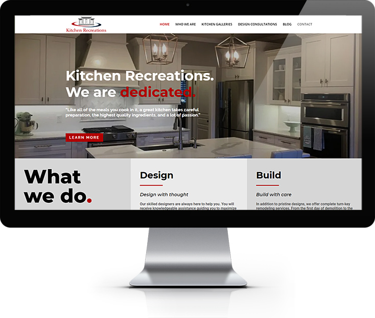Kitchen Remodeling Website Design